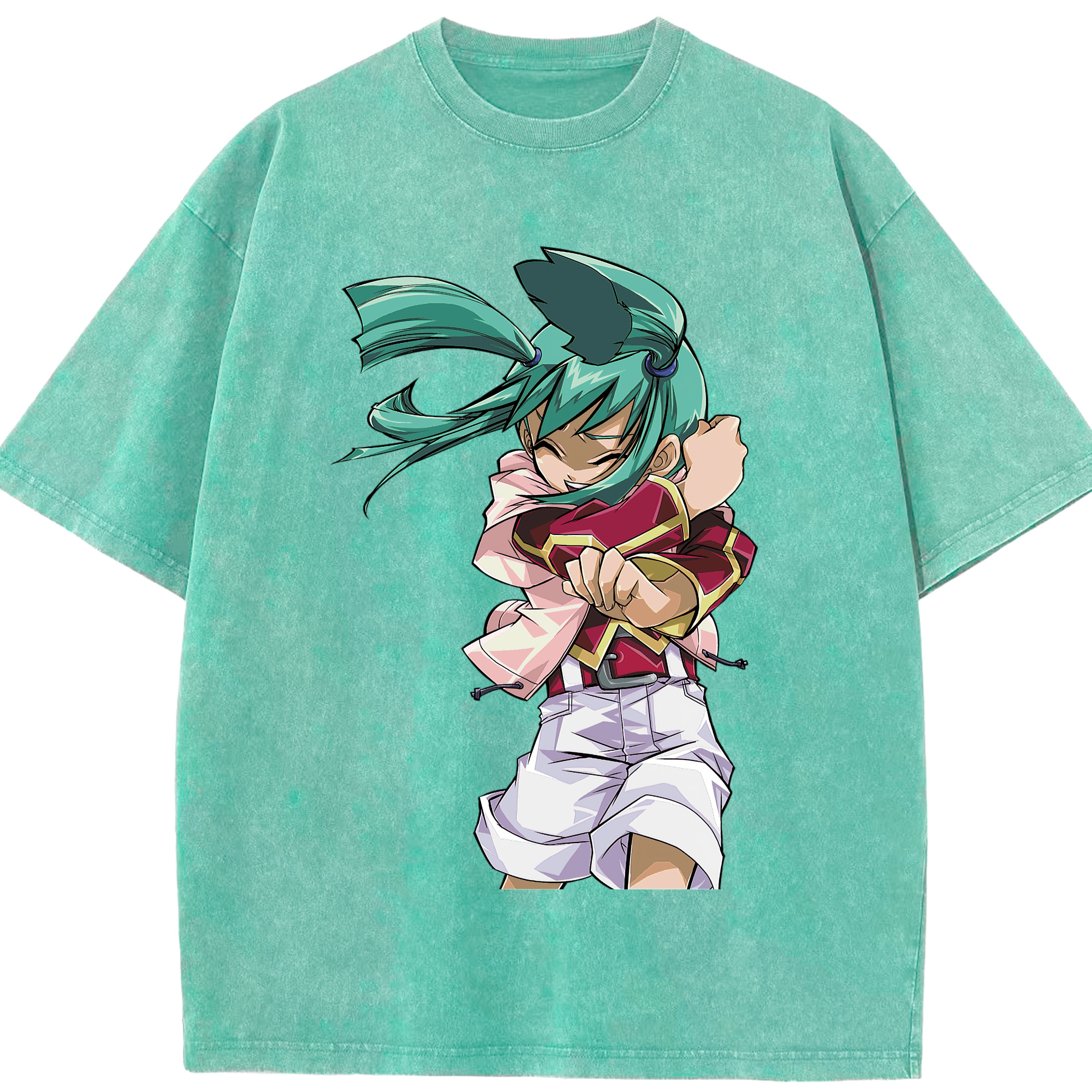 （画像用） 遊☆戯☆王 Yu-Gi-Oh! 綿100% ヴィンテージ風 半袖Tシャツ（フロントプリント）